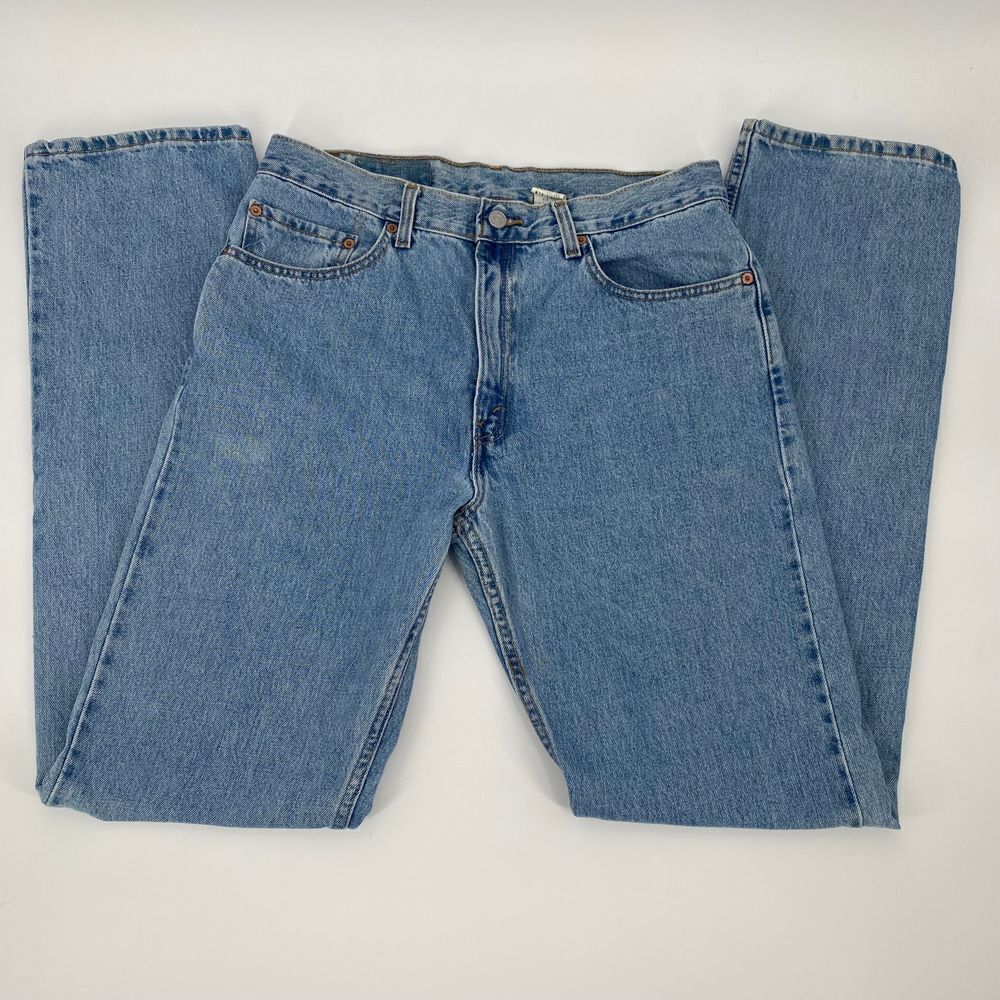 Vintage Levi's 505 Jeans Regular Fit Straight Leg 34x36 - Date Code 3/2001 - Y2K - Picture 1 of 12